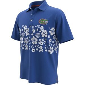 Wes and Willy Florida Gators Blue Organic‎ Cotton Polo Shirt Mens XLarge NEW